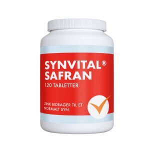 Synvital Safran, 120 tabletter (Udløb: 05/2024)